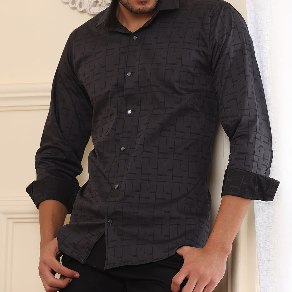 Printed formal shirts for men