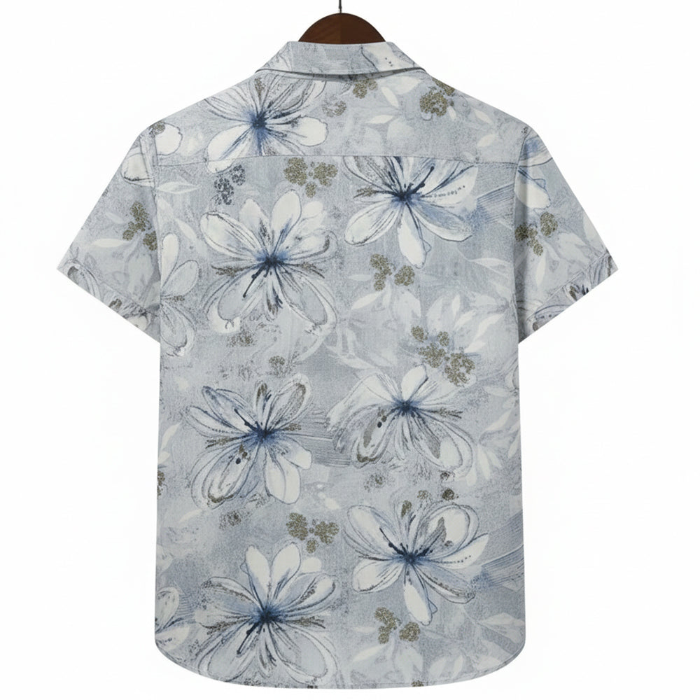 Half Casual Printed Shirt Regular Fit For Men