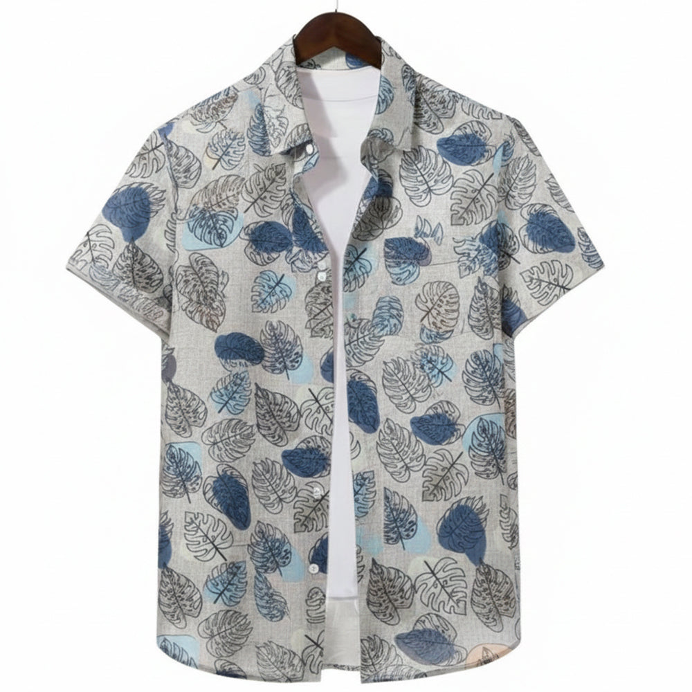Half Casual Printed Shirt Regular Fit For Men