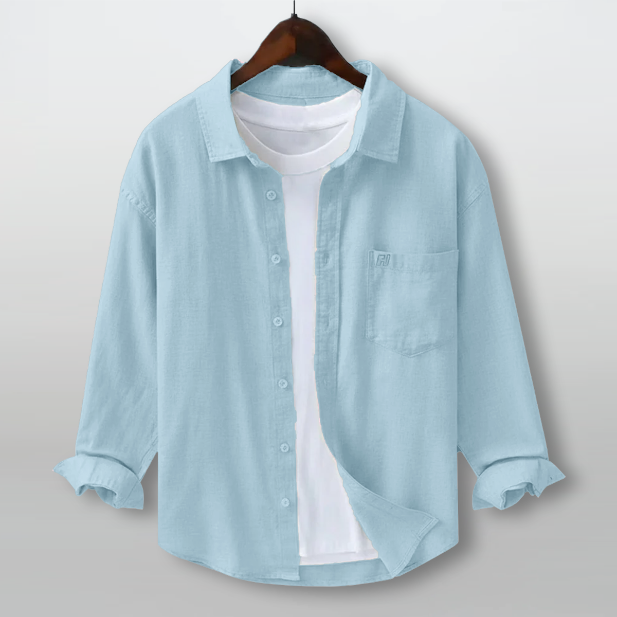 FINE LINEN SHIRTS FOR MEN (Full Sleeves)-Sky My Store