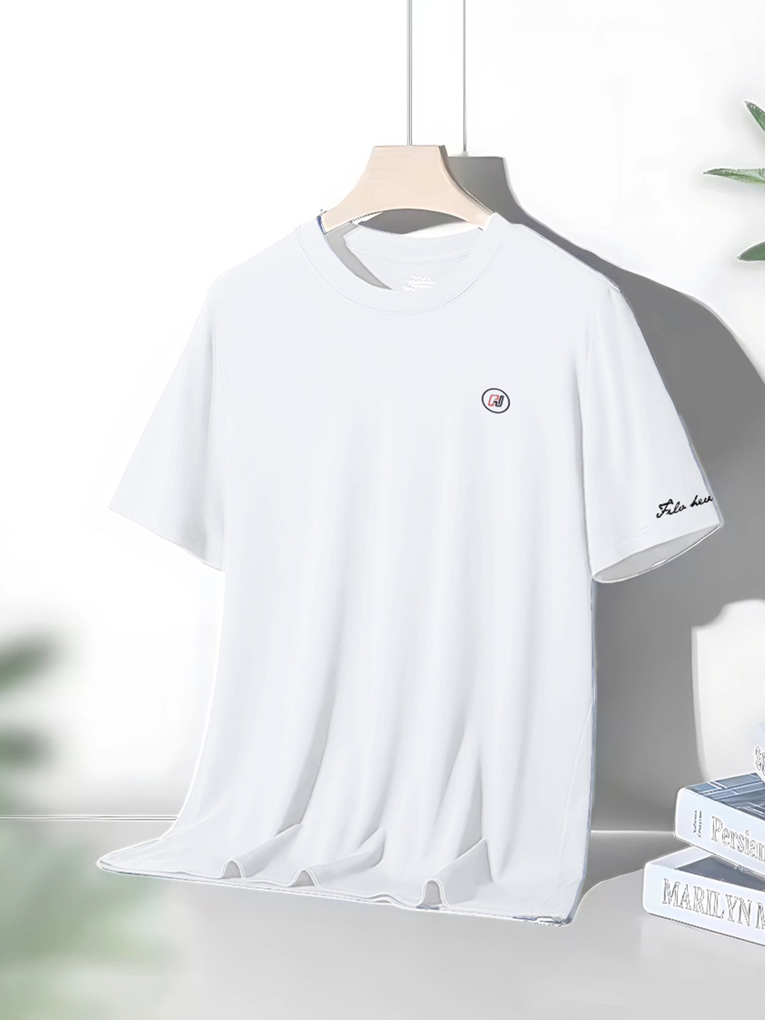 Men's Cotton Round Neck t-shirt White