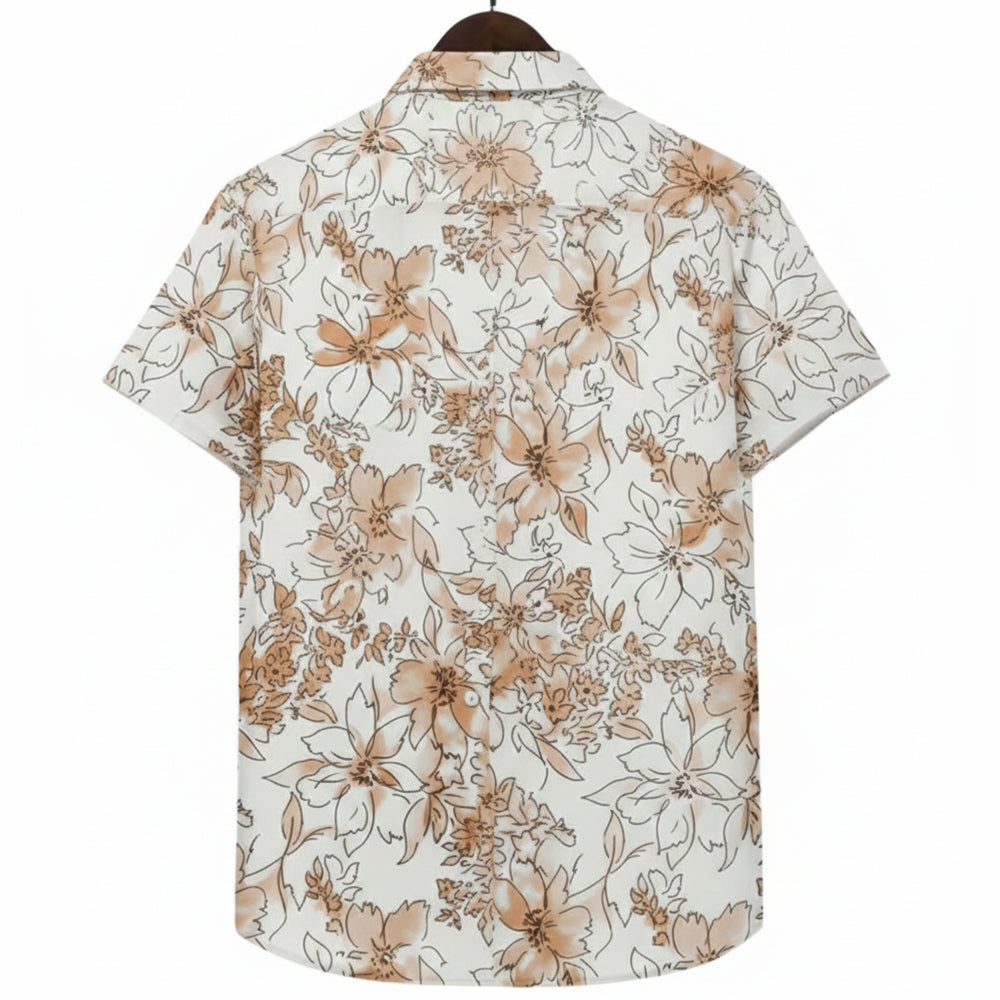 Half Casual Printed Shirt Regular Fit For Men