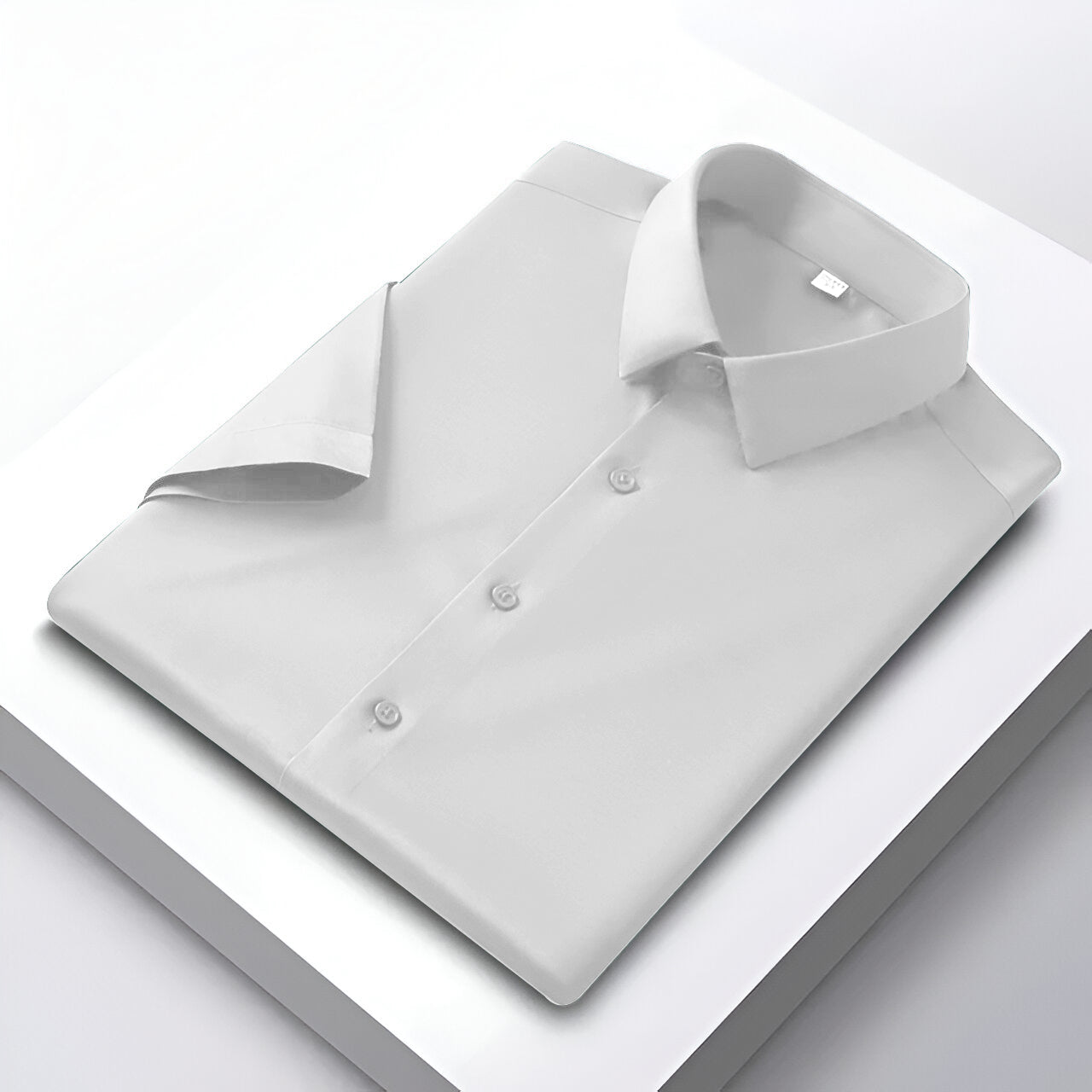 Men’s Satin Half Sleeve Formal Shirt – Premium Soft & Shiny Finish-White