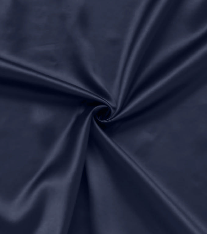 Men’s Satin Half Sleeve Formal Shirt – Premium Soft & Shiny Finish-Navy Blue