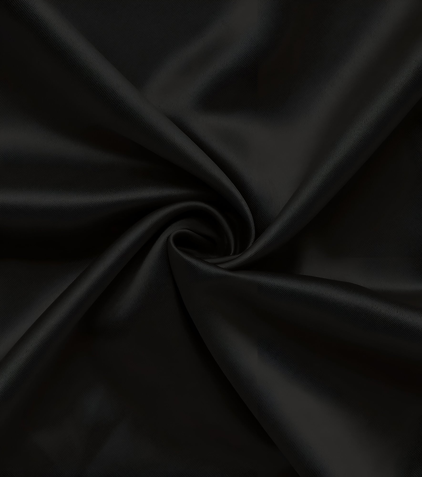 Poly Satin formal Shirt For Men-Black