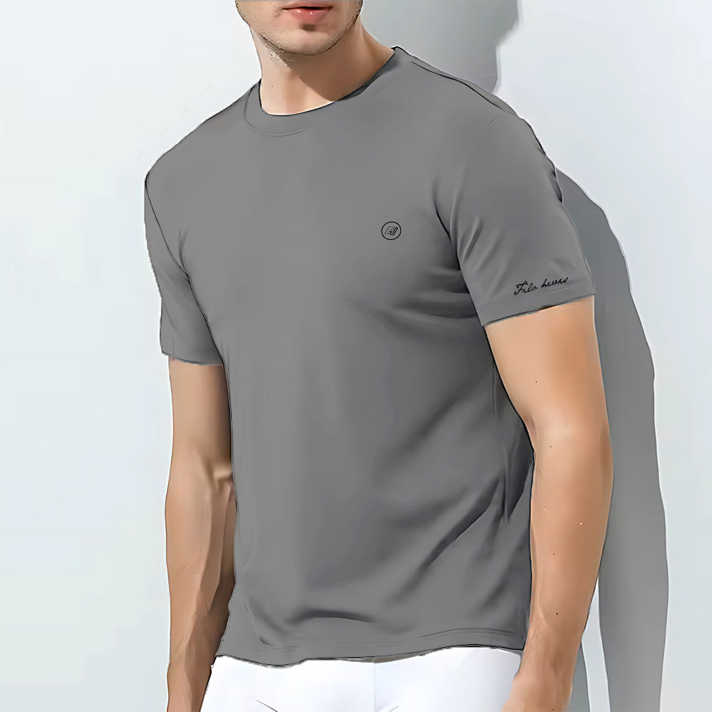 Men's Cotton Round Neck t-shirt Grey