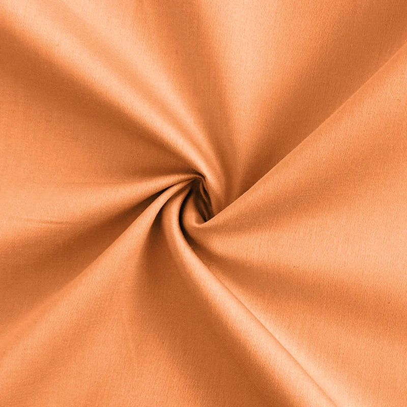 Platinum Cotton Satin Formal Shirt for Men - with Pocket | Orange