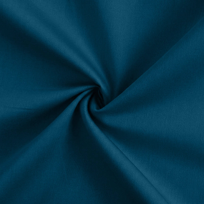 Platinum Cotton Satin Formal Shirt for Men - with Pocket | Teal Blue