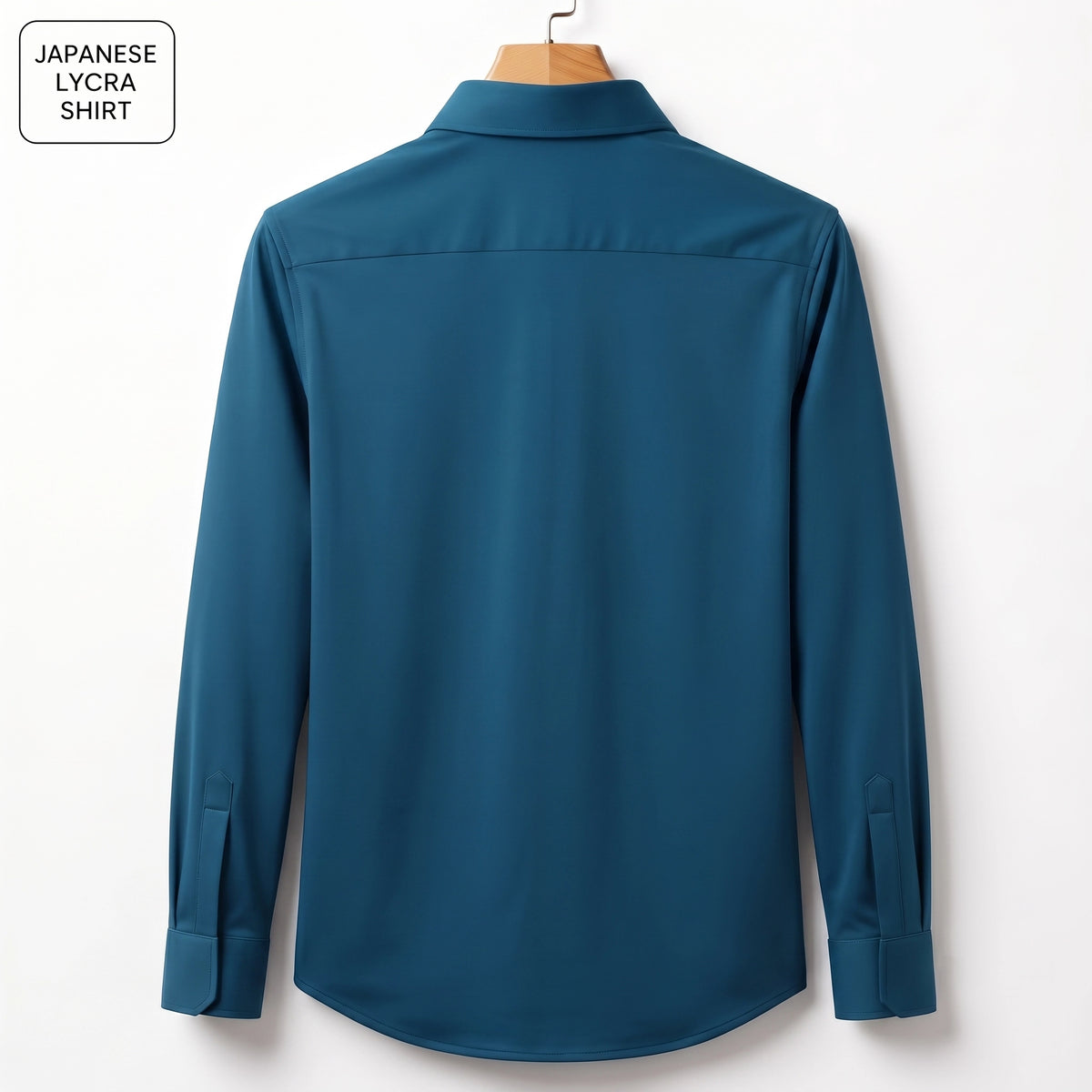 Embroidery Party Shirts | Club Wear | Teal-Blue