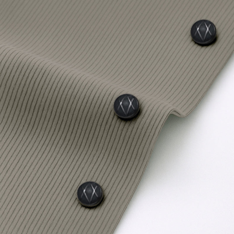 COTTON CORDUROY SHIRT FOR WINTER STYLE | 21-WALES CORDUROY | DOUBLE POCKET | Grey