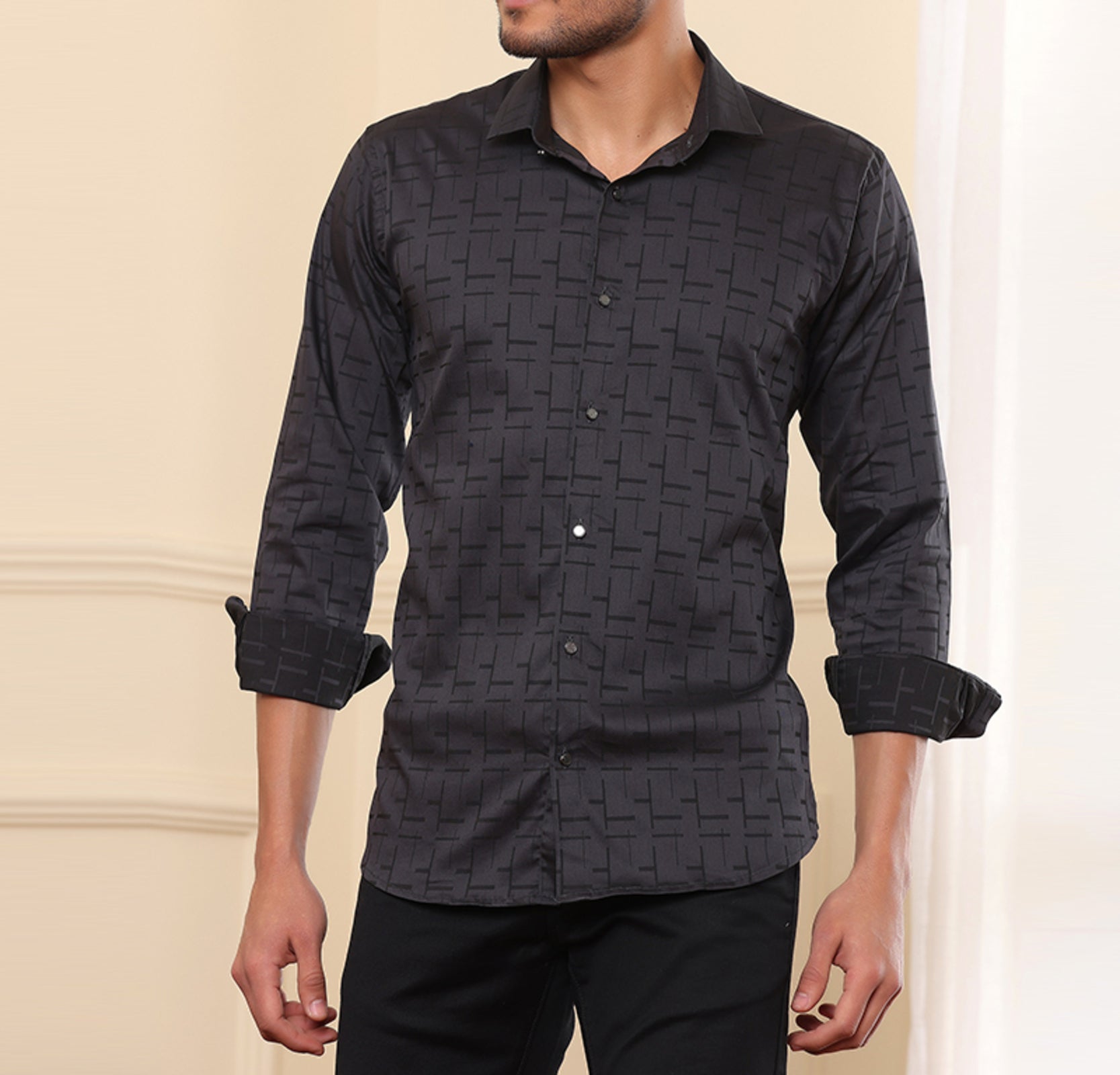 Printed formal shirts