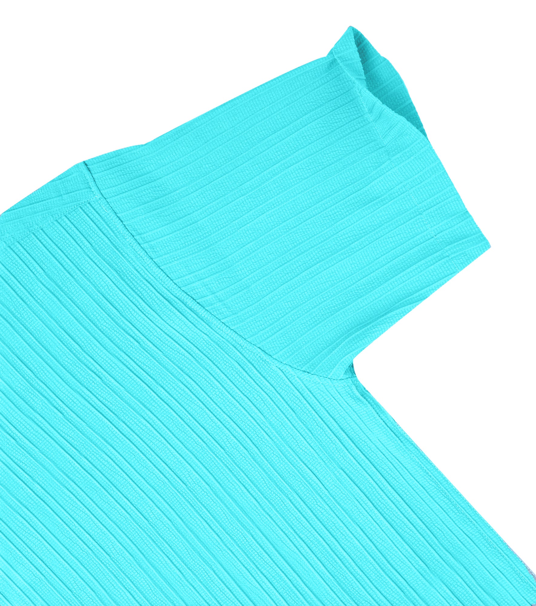 Men’s Textured Popcorn Half Sleeve Casual Shirt – Light Sky