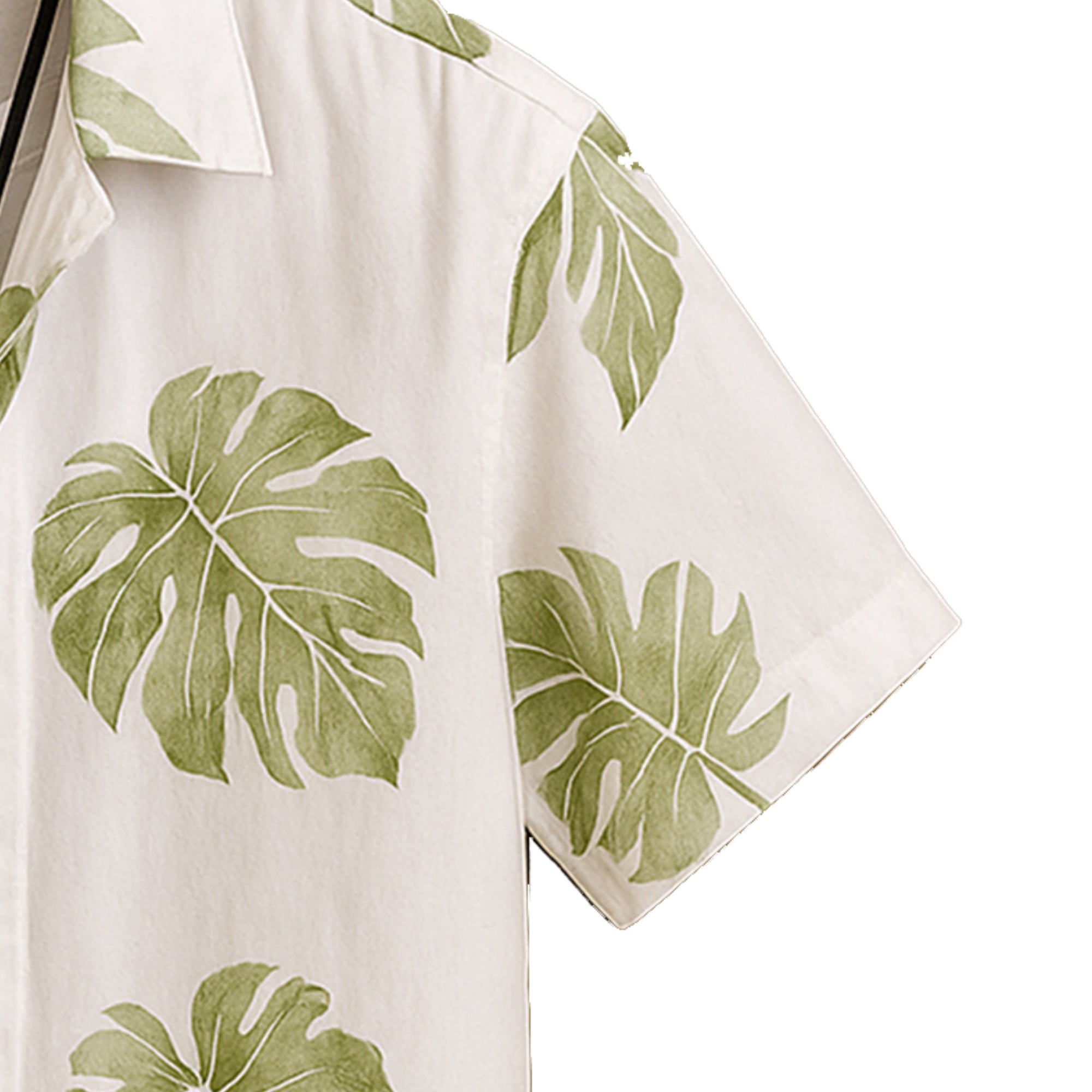 GREEN HALF CASUAL PRINTED COTTON SHIRT REGULAR FIT FOR MEN