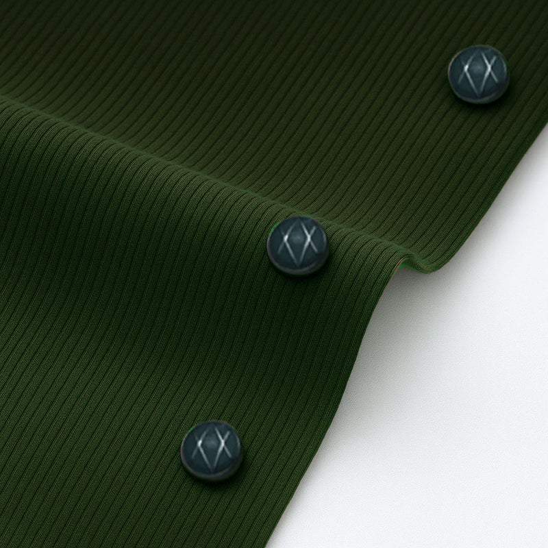 COTTON CORDUROY SHIRT FOR WINTER STYLE | 21-WALES CORDUROY | DOUBLE POCKET | Dark Green