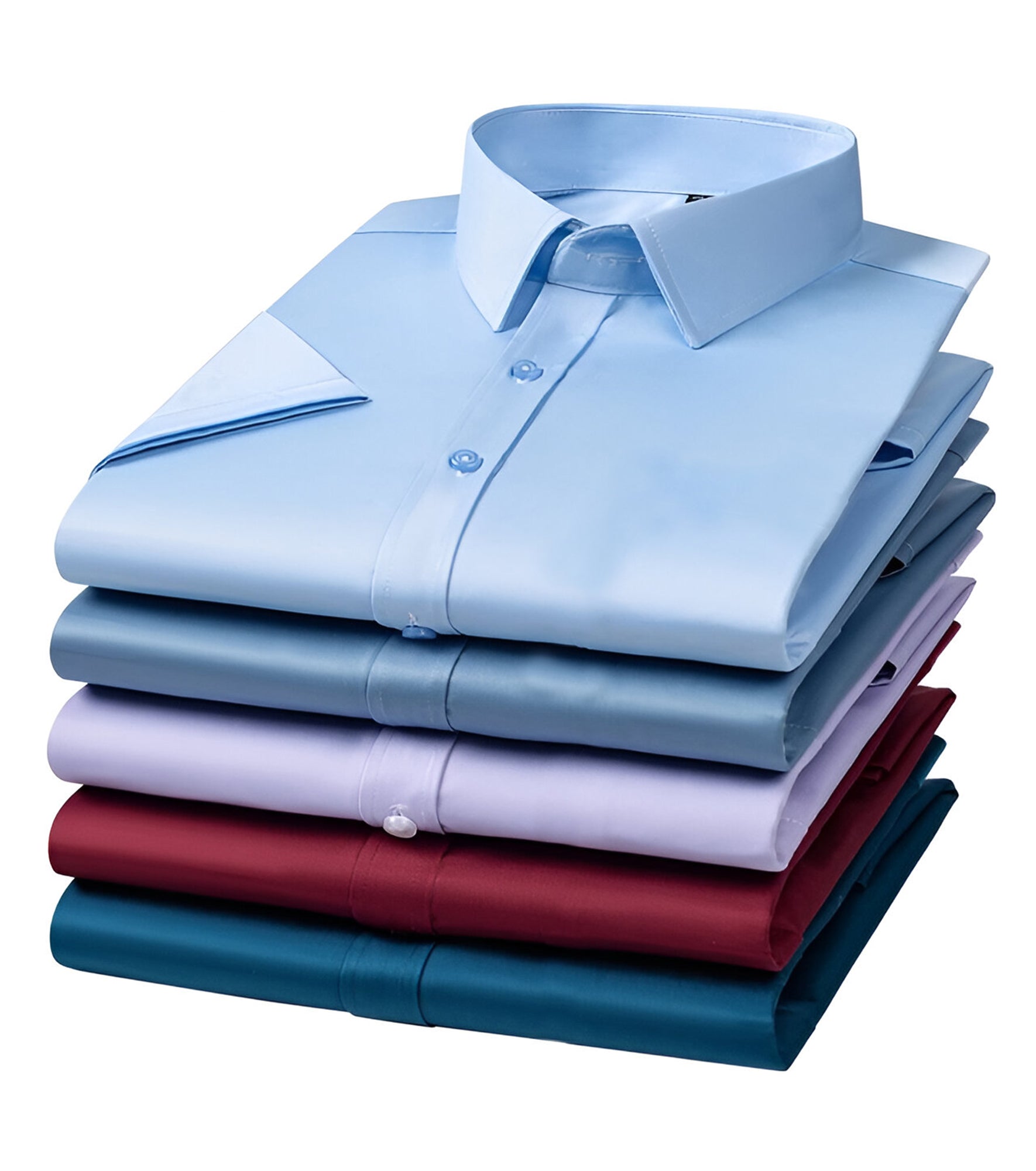 Men’s Satin Half Sleeve Formal Shirt – Premium Soft & Shiny Finish-Pista Green