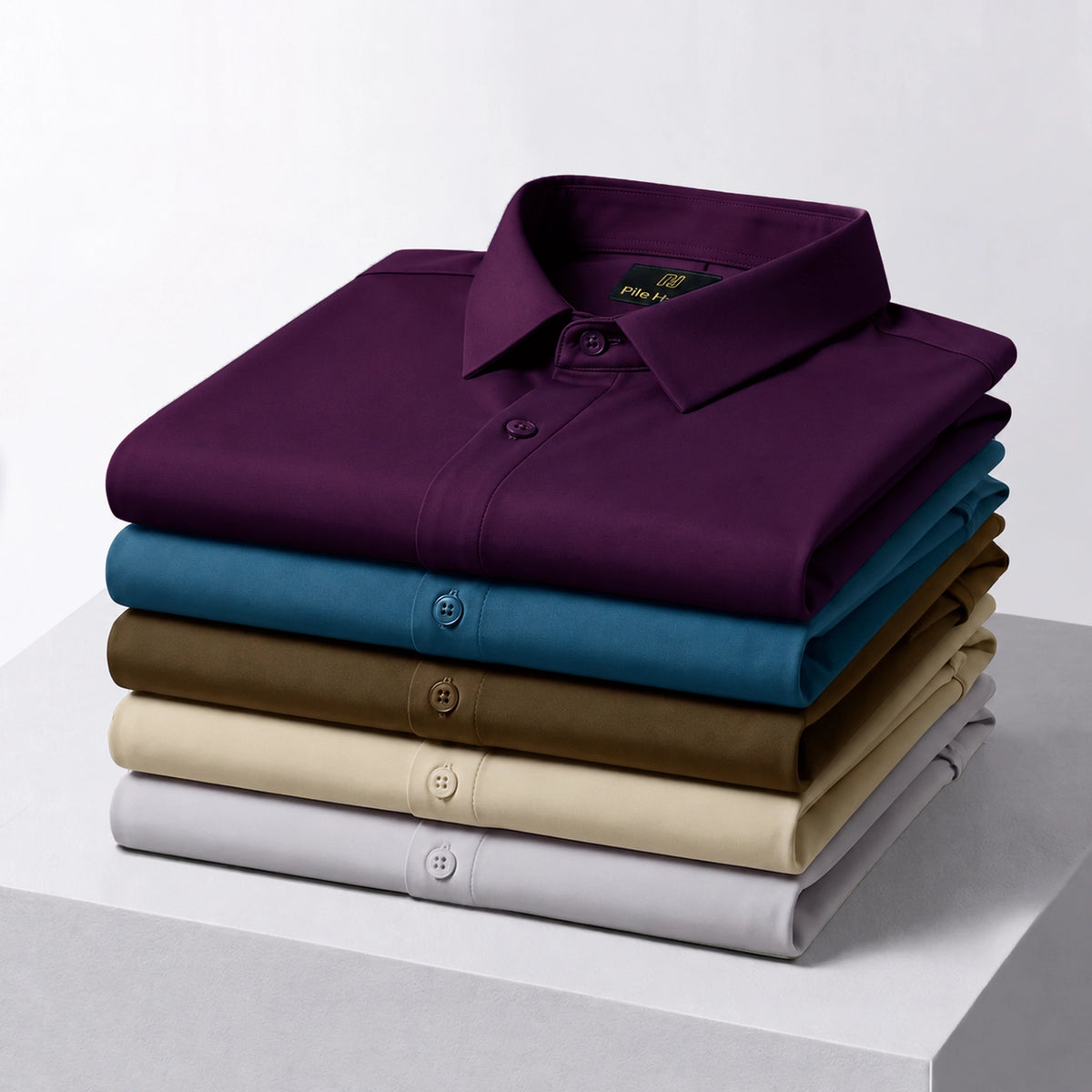 Japanese Lycra anti-wrinkle shirt | Party wear | Wine