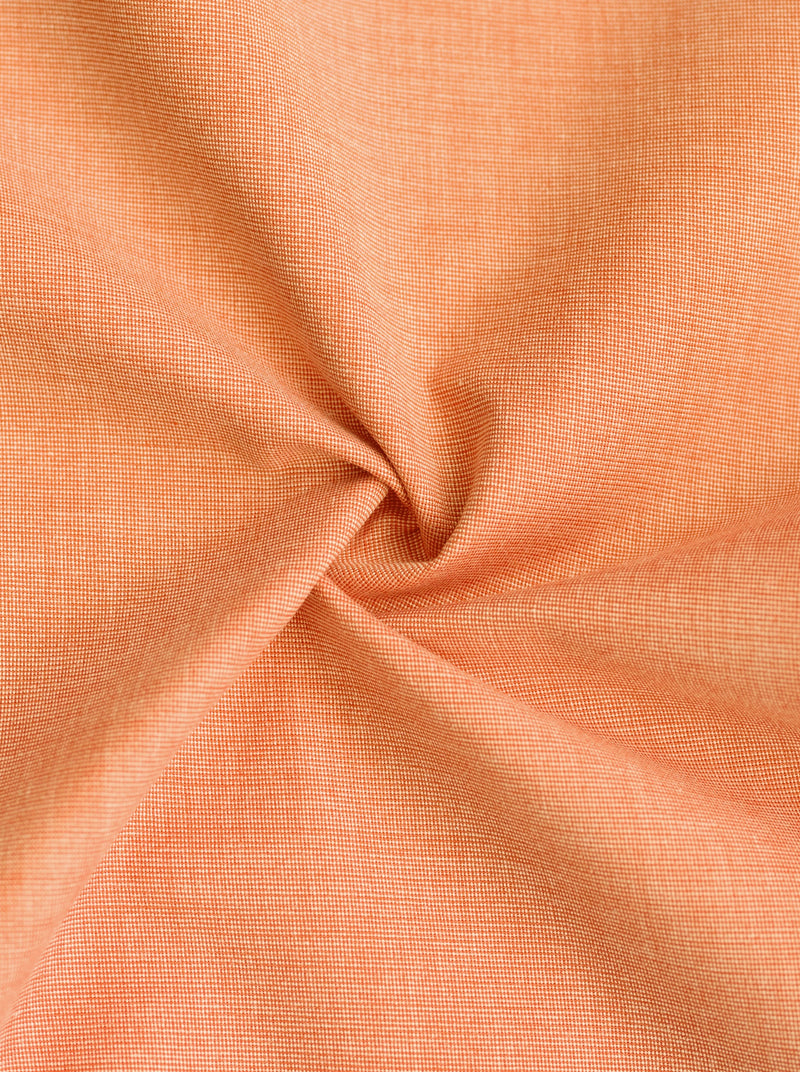 Filafil Fabric Formal Shirt for Men - Regular Fit | Orange