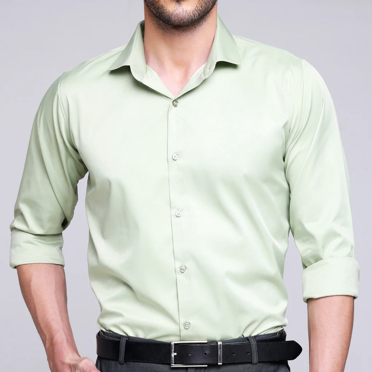 satin shirt pista