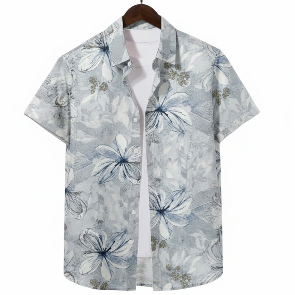 Half Casual Printed Shirt Regular Fit For Men
