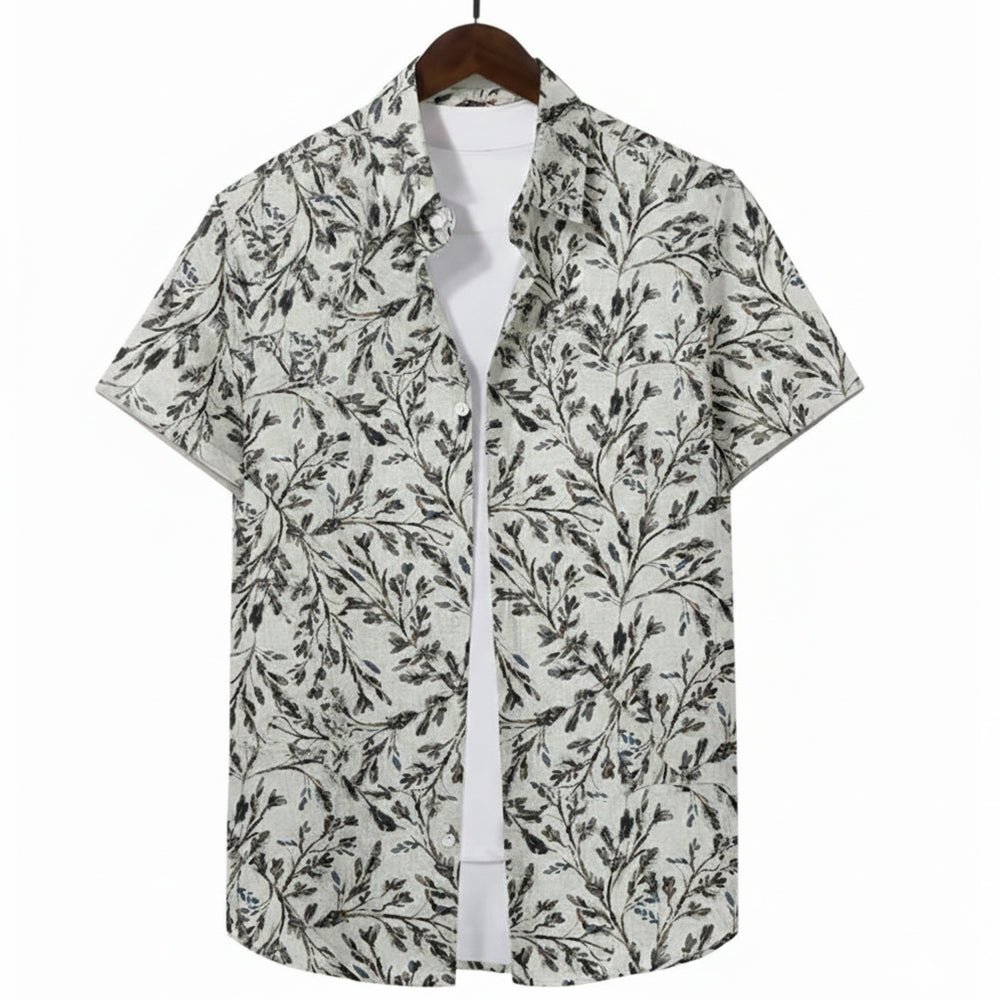 Half Casual Printed Shirt Regular Fit For Men