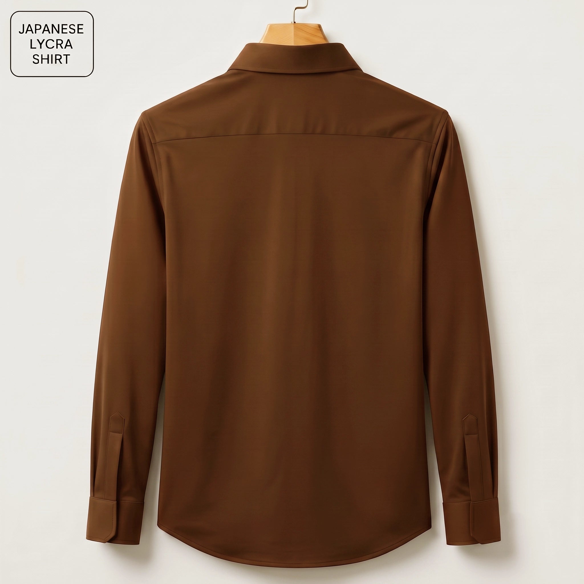 Floral Patch Embroidery Party Shirts | Club Wear | Brown