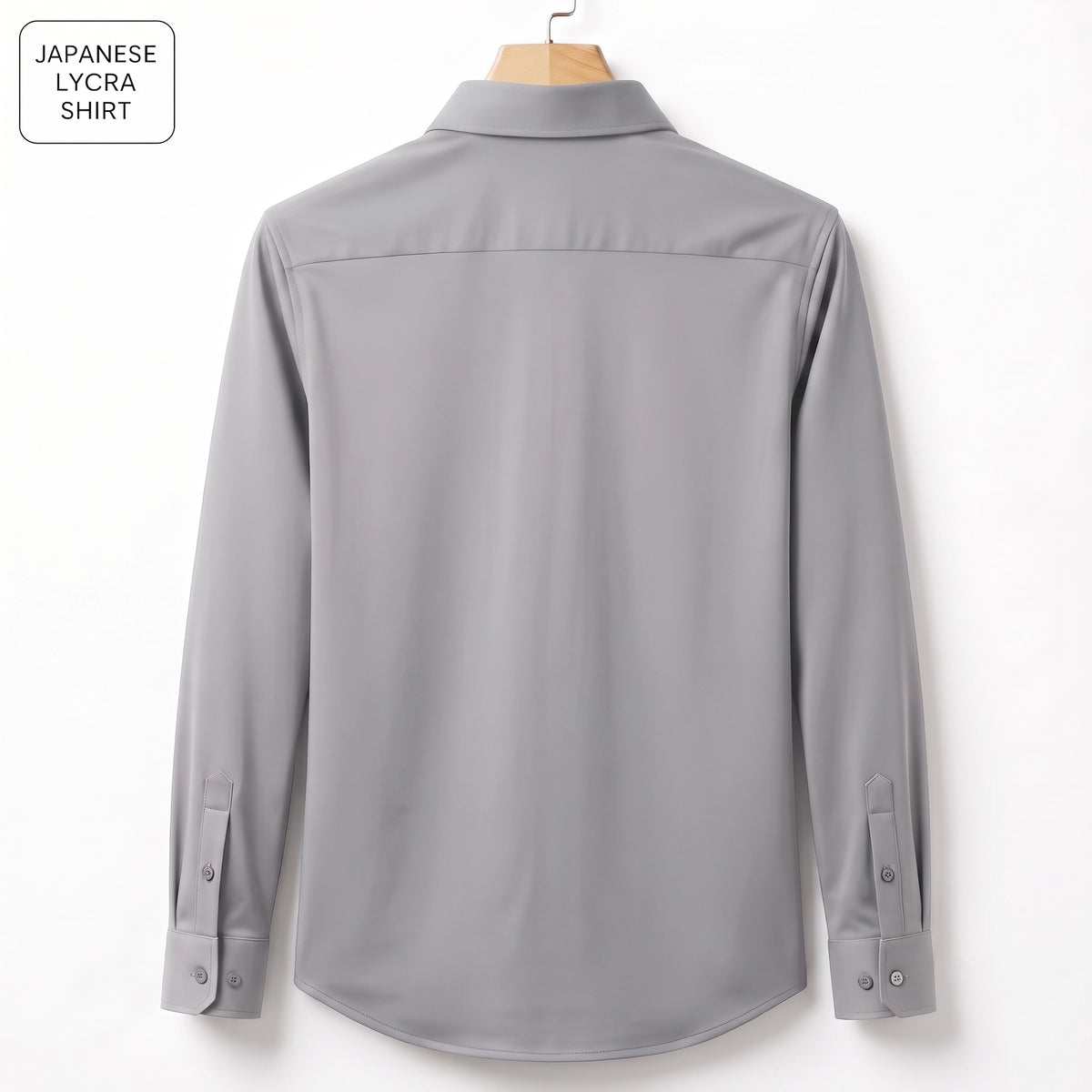 Floral Patch Embroidery Party Shirts | Club Wear | Light Grey