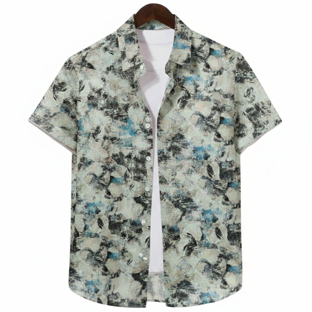 Half Casual Printed Shirt Regular Fit For Men