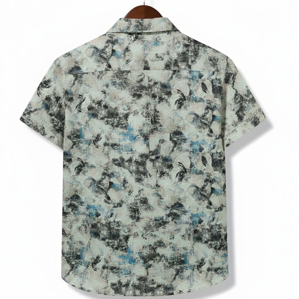 Half Casual Printed Shirt Regular Fit For Men