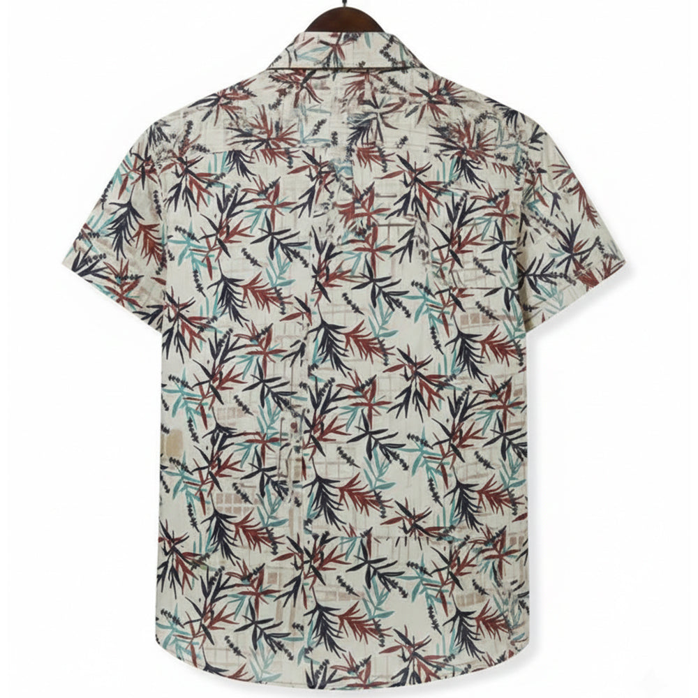 Half Casual Printed Shirt Regular Fit For Men