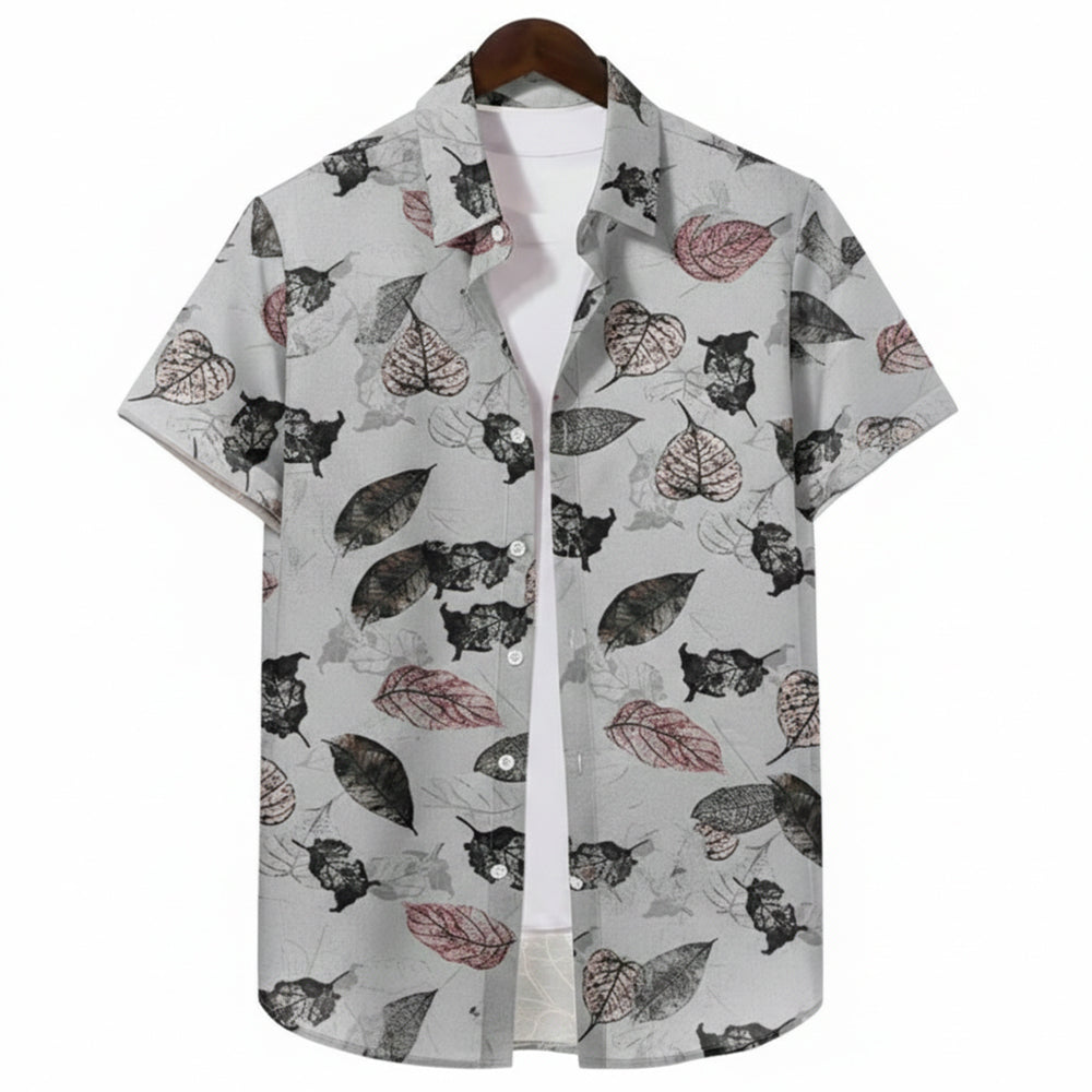 Half Casual Printed Shirt Regular Fit For Men