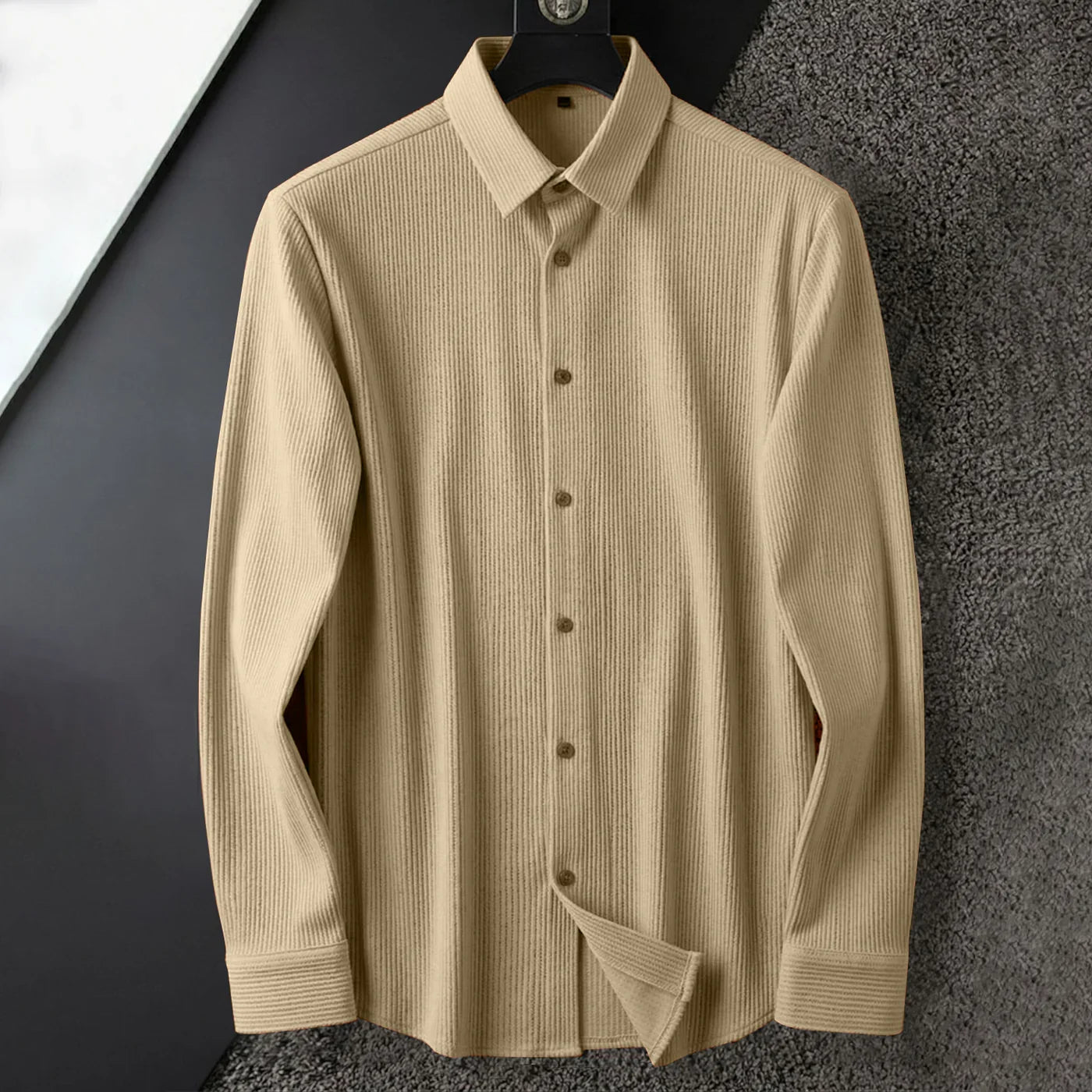 beige corduroy shirts full sleeve