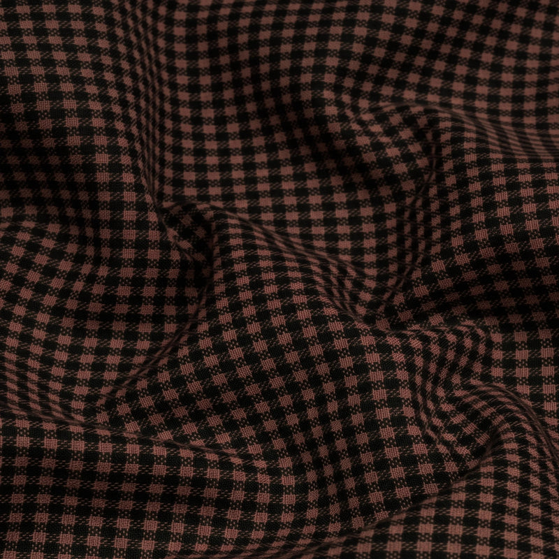 Cotton Check Shirt for Men |Slim fit | Amrican Brown