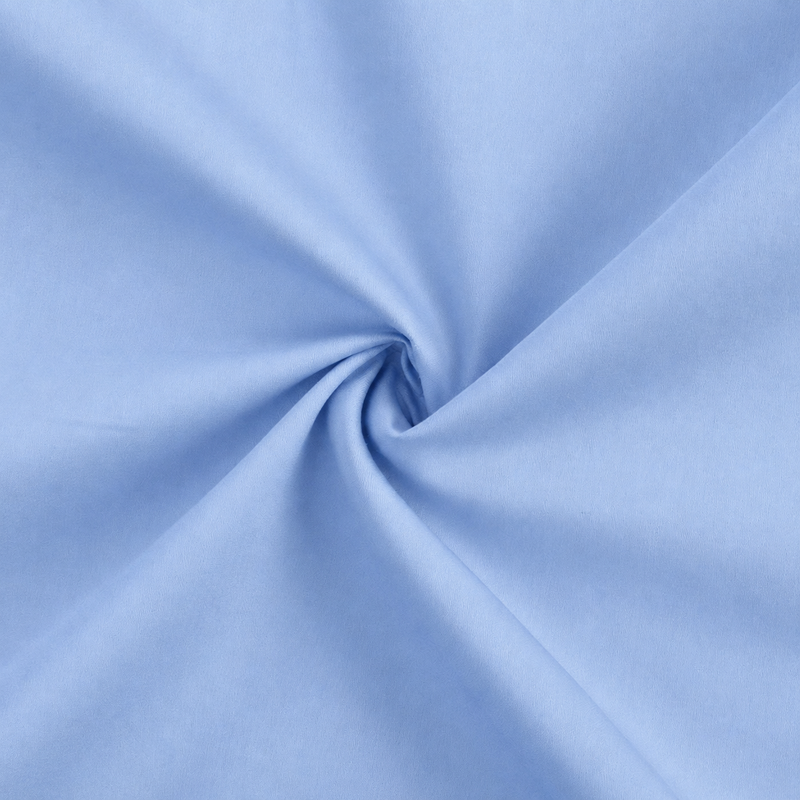 Cotton Satin Formal Shirt for Men - Regular Fit Full Sleeve | Sky Blue