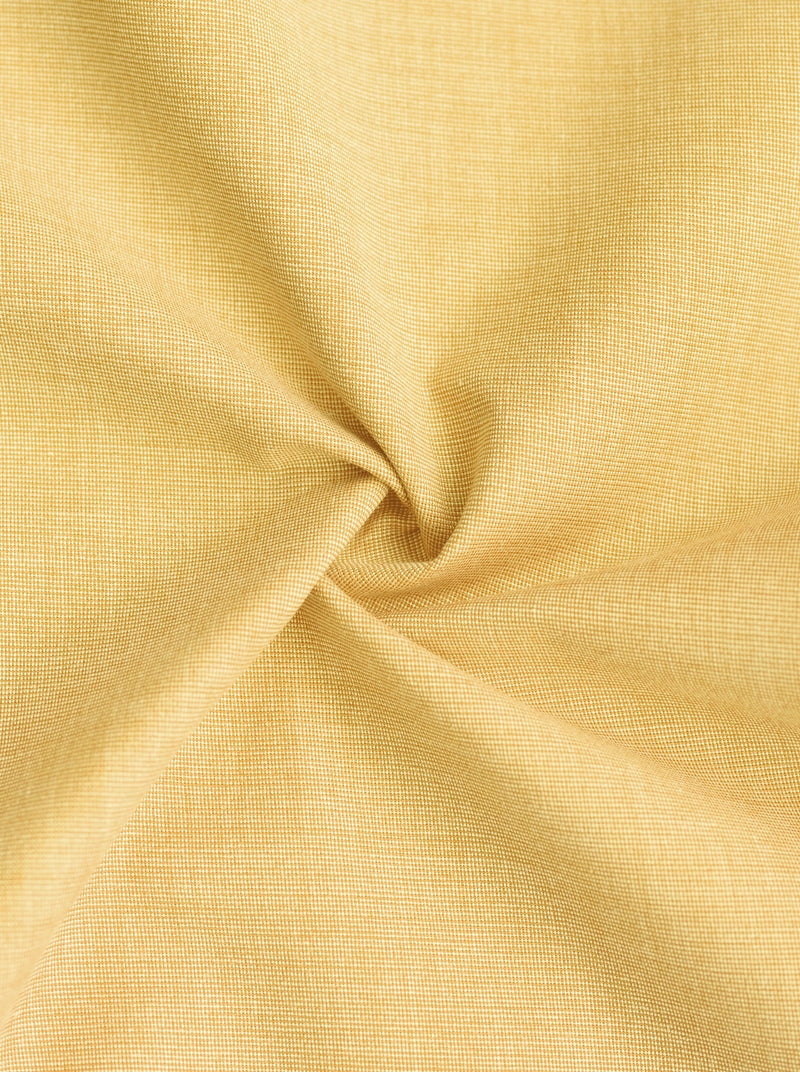 Filafil Fabric Formal Shirt for Men - Regular Fit | Yellow