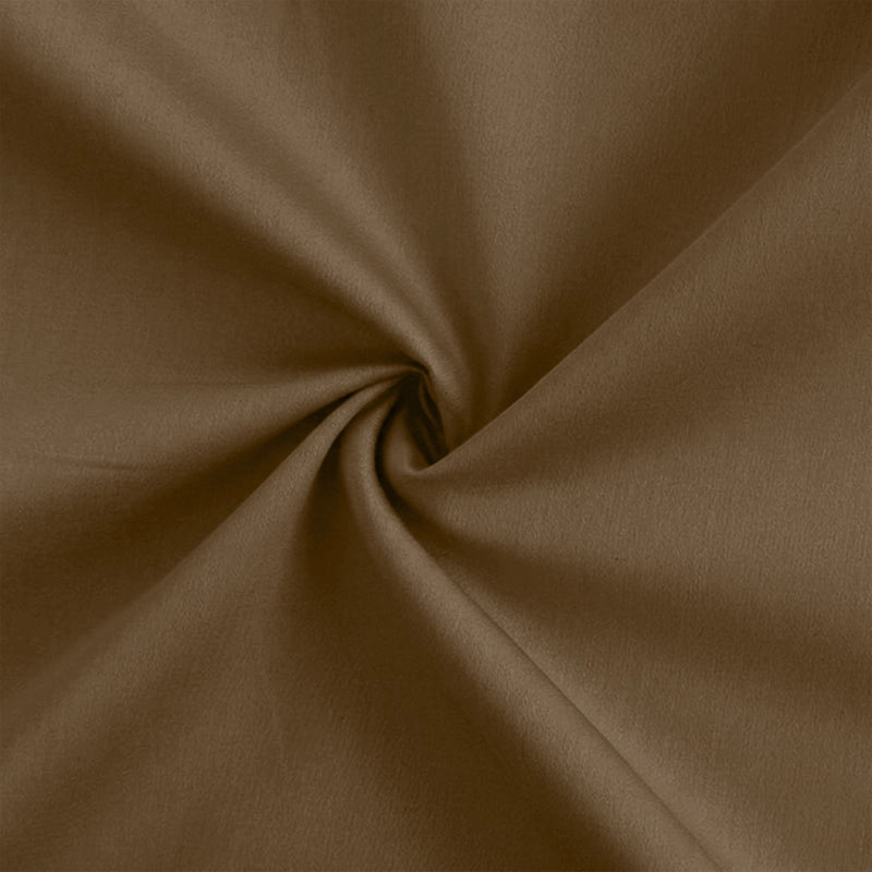 Cotton Satin Formal Shirt for Men - Regular Fit Full Sleeve | BROWN
