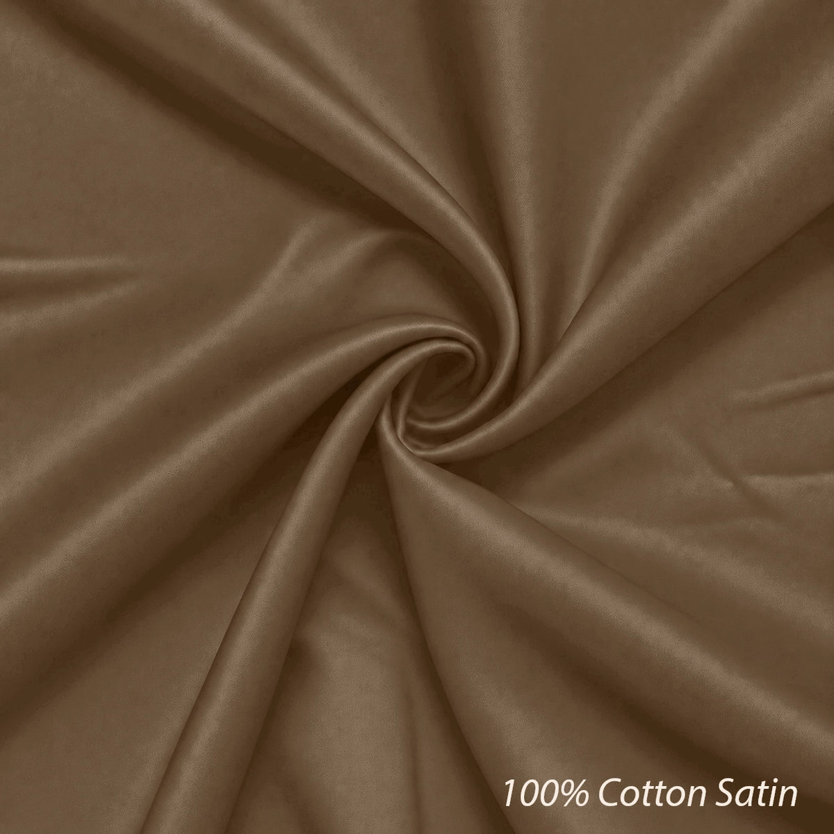 Cotton Satin Formal Shirt for Men - Regular Fit Full Sleeve | BROWN
