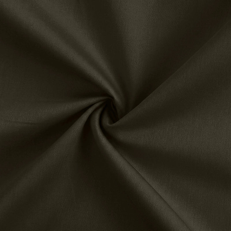 Cotton Satin Formal Shirt for Men - Regular Fit Full Sleeve | Dark Olive