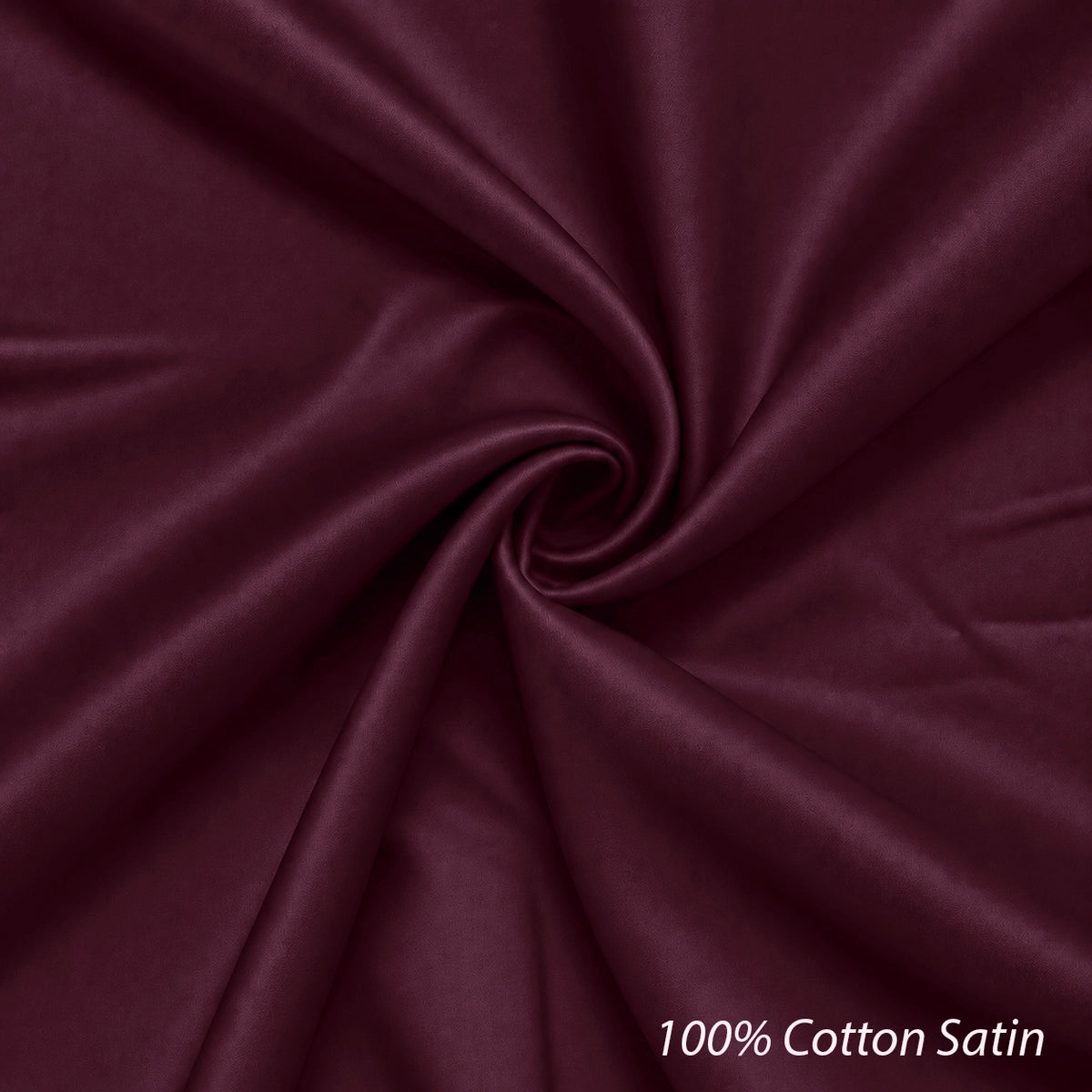 Cotton Satin Formal Shirt for Men - Regular Fit Full Sleeve | Wine