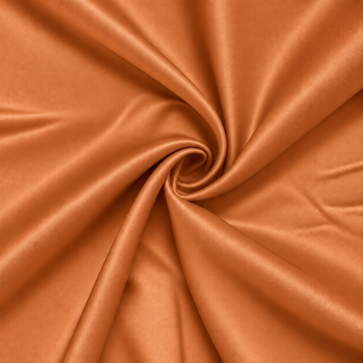 Cotton Satin Formal Shirt for Men - Regular Fit Full Sleeve | Orange