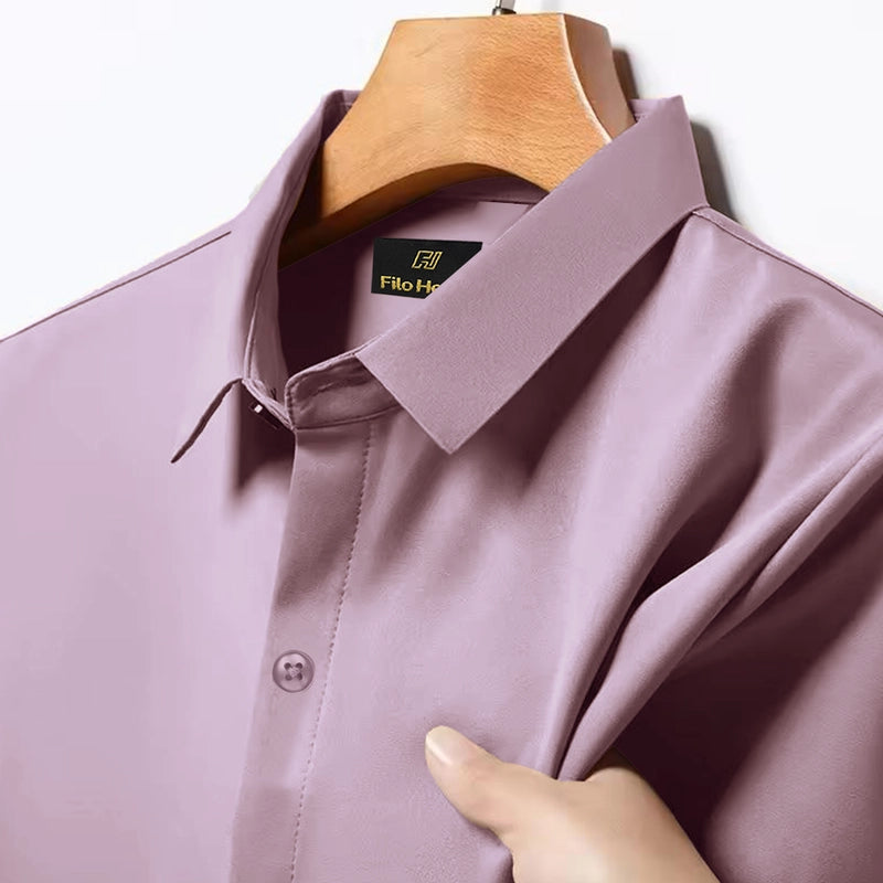 Japanese Lycra anti-wrinkle shirt | Party wear | Light Onion