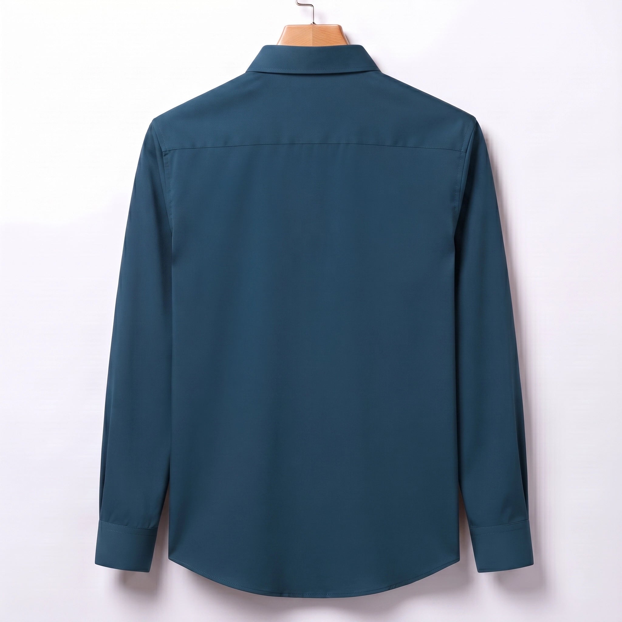 Swamp Deer Embroidery Party Shirts | Club Wear | Teal-Blue