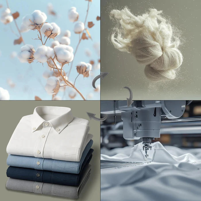 Platinum Cotton Satin Formal Shirt for Men - with Pocket | Onion