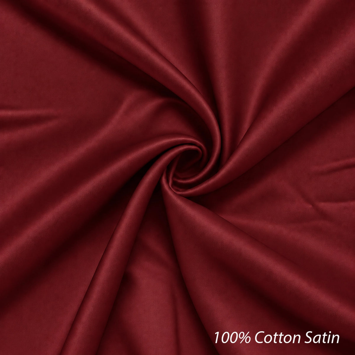 Cotton Satin Formal Shirt for Men - Regular Fit Full Sleeve | Maroon