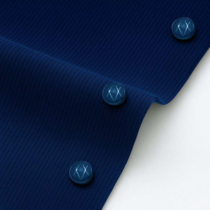 COTTON CORDUROY SHIRT FOR WINTER STYLE | 21-WALES CORDUROY | DOUBLE POCKET | Navy Blue