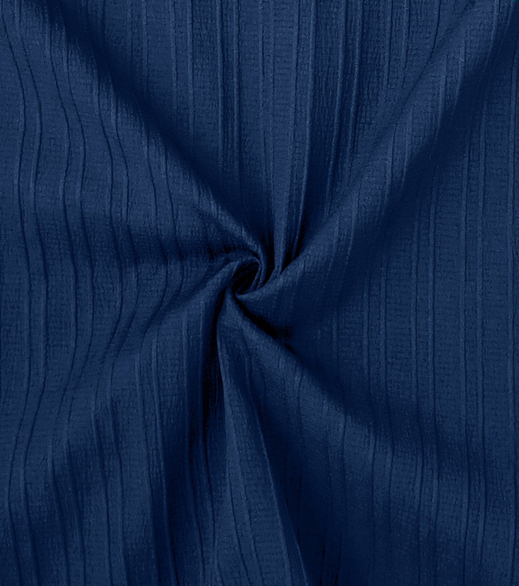 Men’s Textured Popcorn Half Sleeve Casual Shirt – Navy Blue