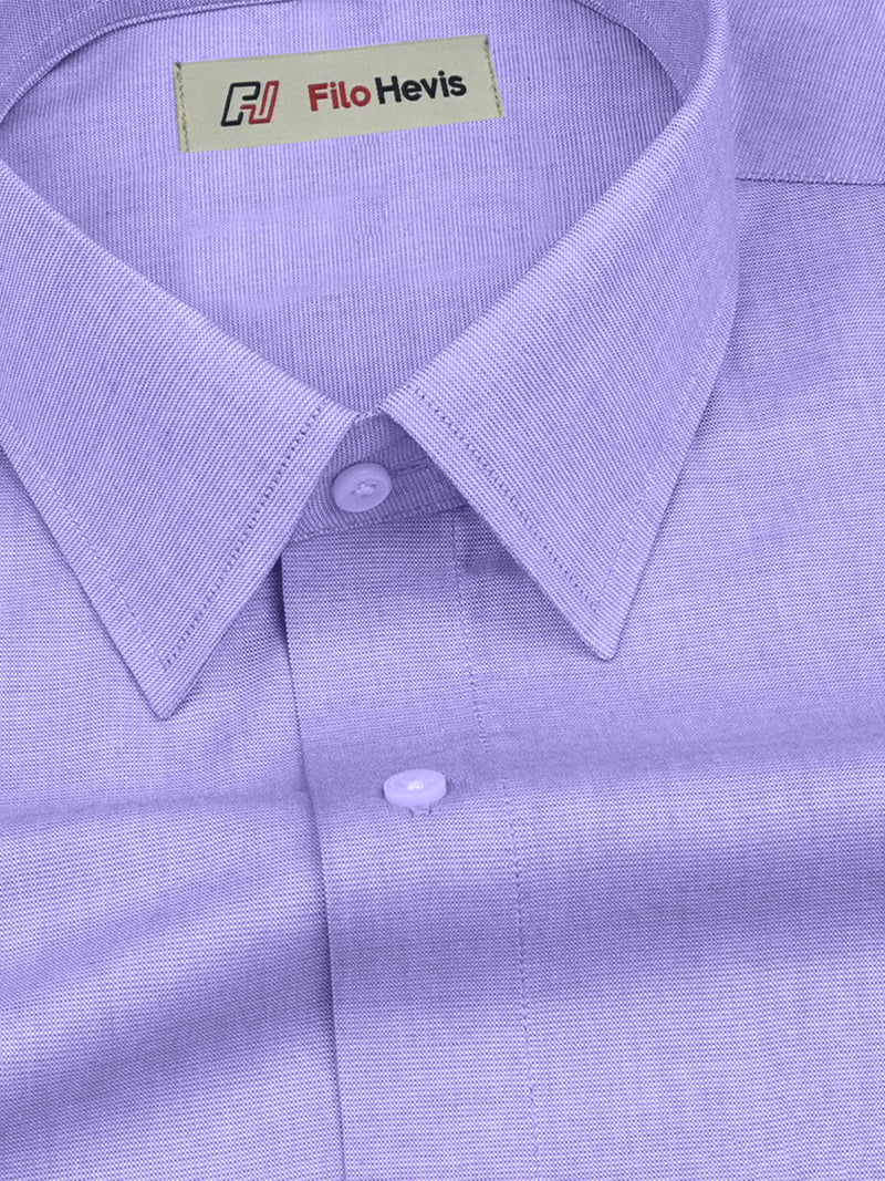 Filafil Fabric Formal Shirt for Men - Regular Fit | Purple