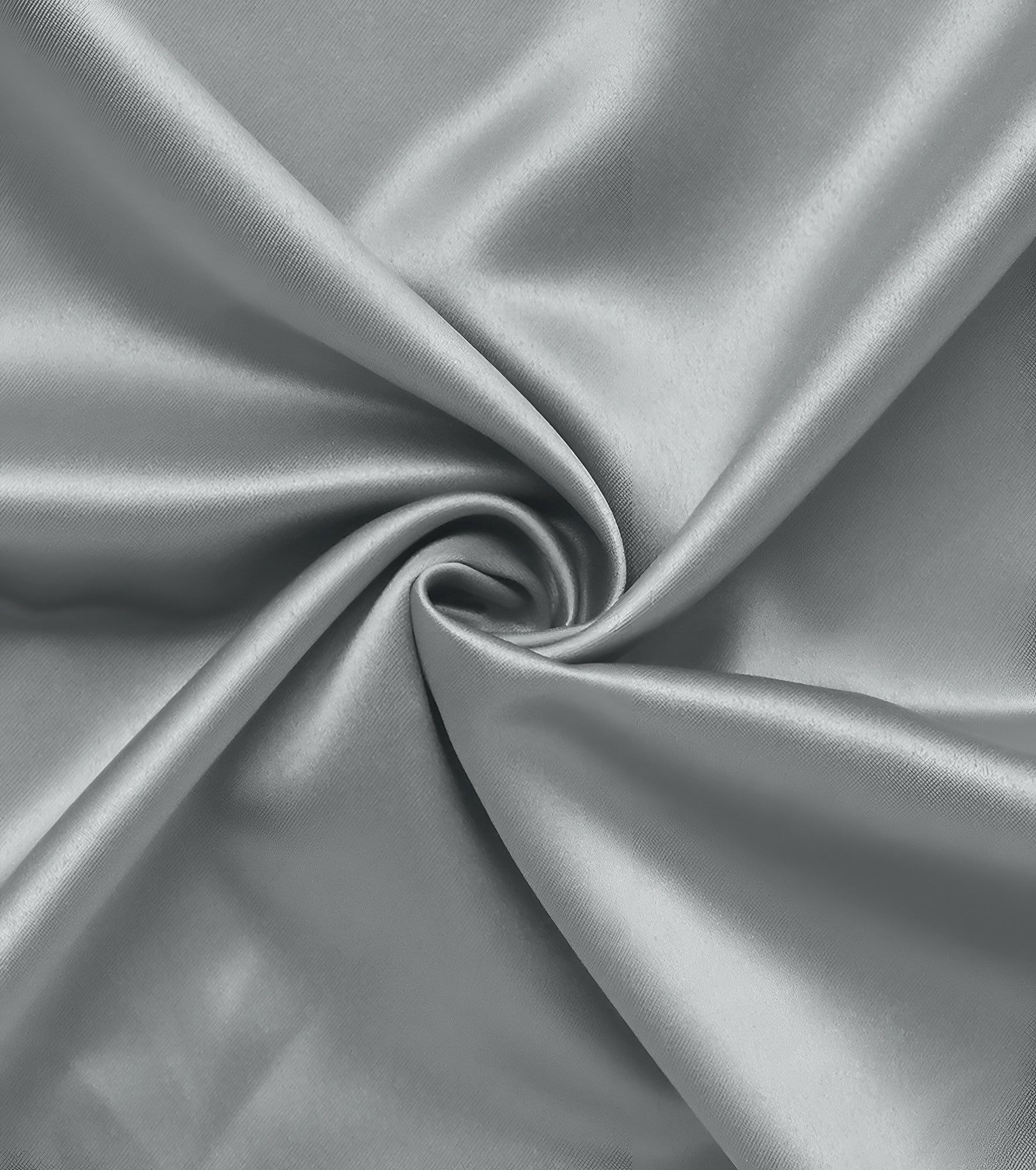 Poly Satin formal Shirt For Men-Silver