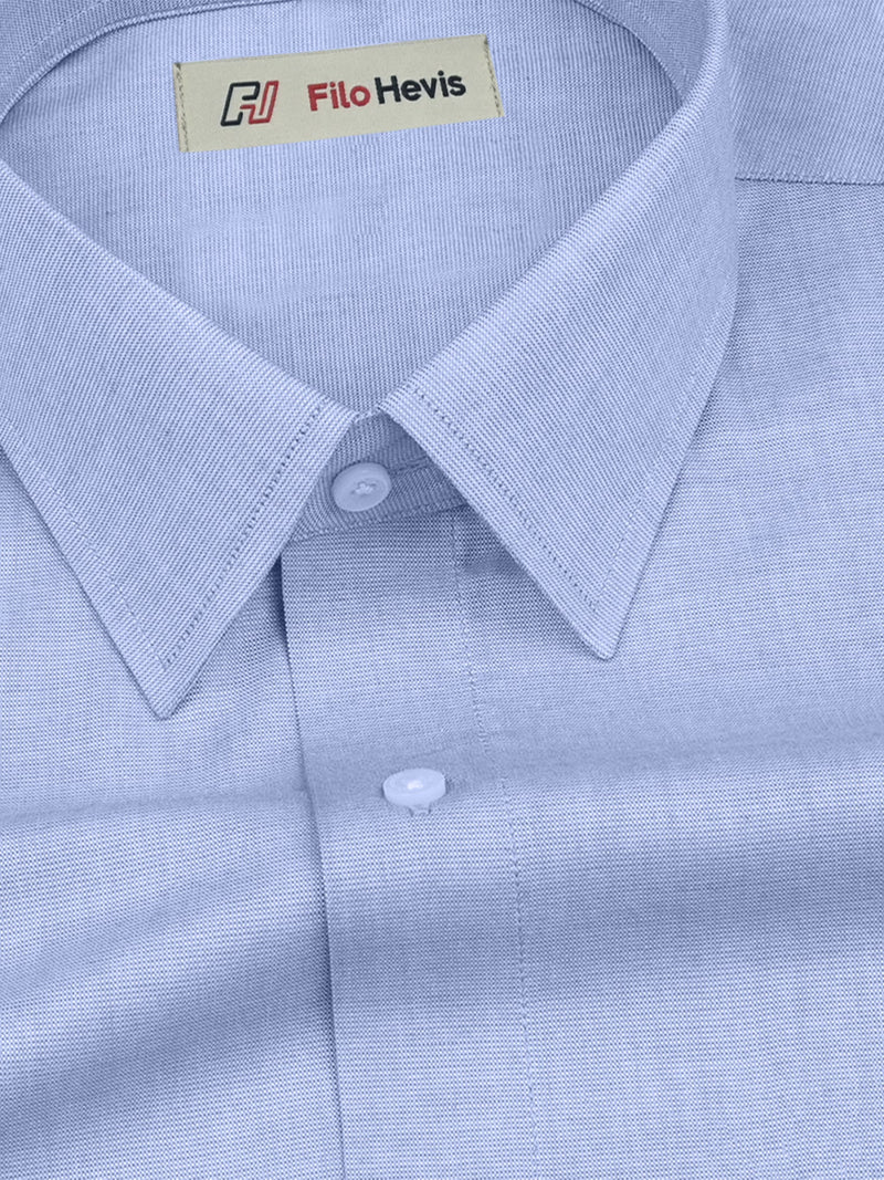 Filafil Fabric Formal Shirt for Men - Regular Fit | Sky