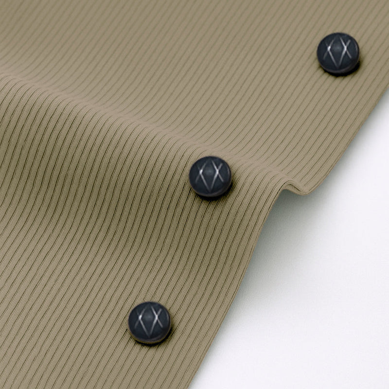 COTTON CORDUROY SHIRT FOR WINTER STYLE | 21-WALES CORDUROY | DOUBLE POCKET | Cream