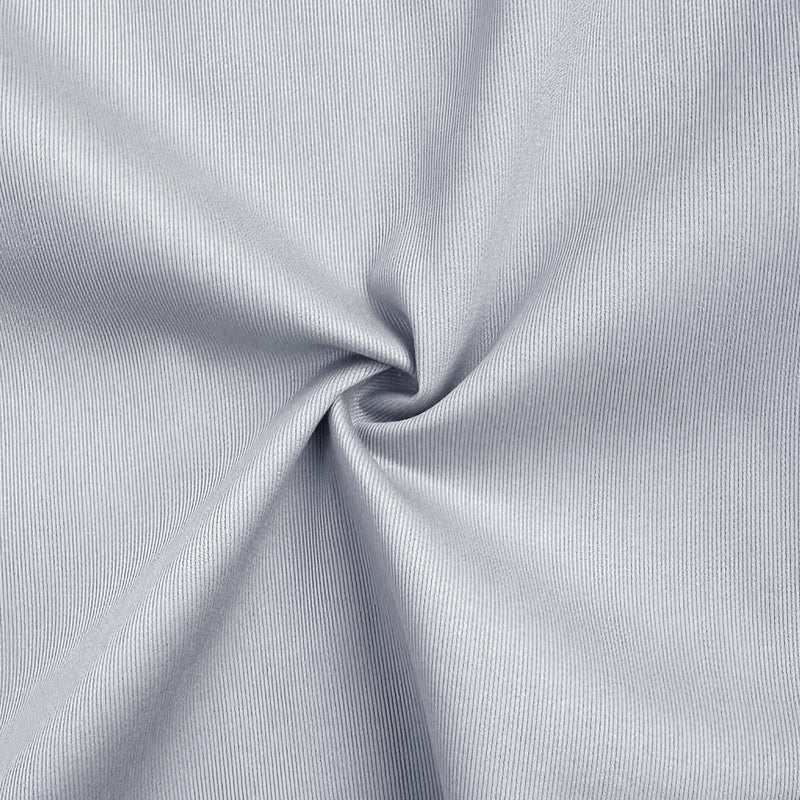 Fine-Ribbed Self-Structured Formal Shirt-GREY
